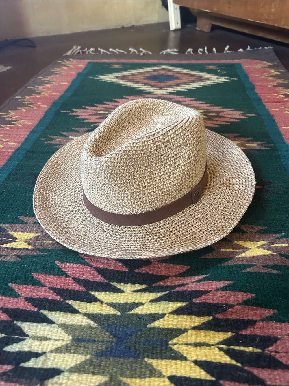 Men's Wallaroo Outback Straw Fedora M/L